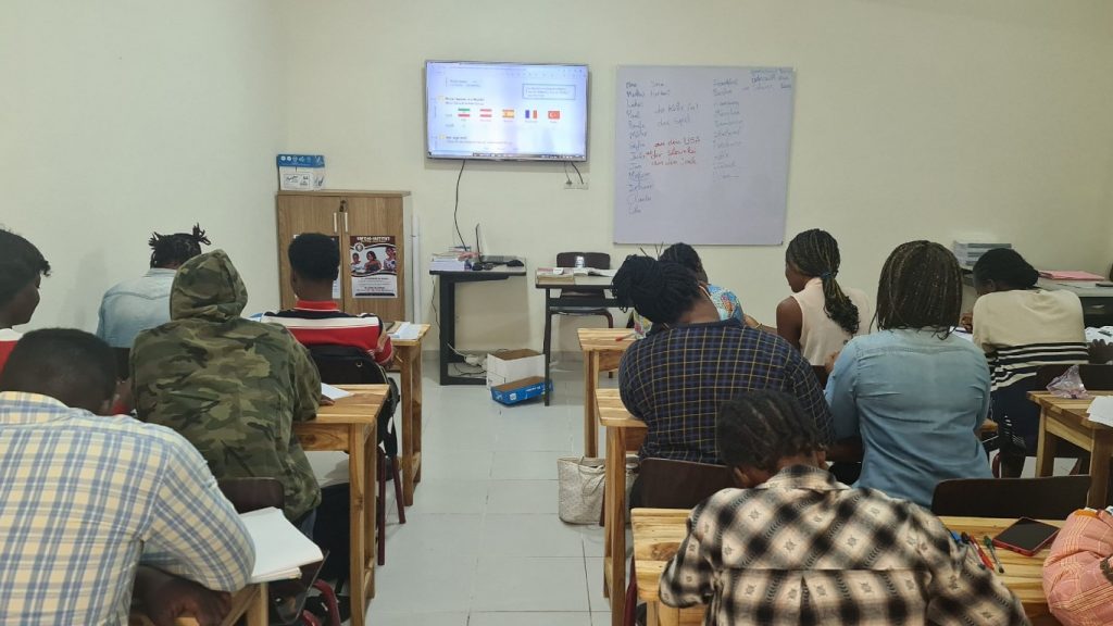 Apprendre l'allemand à Lomé - Salle de classe à l'Erfolg-Institut